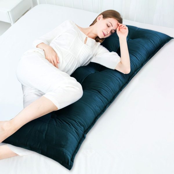 Pregnancy Body Pillow Velvet Deep Blue - Image 7