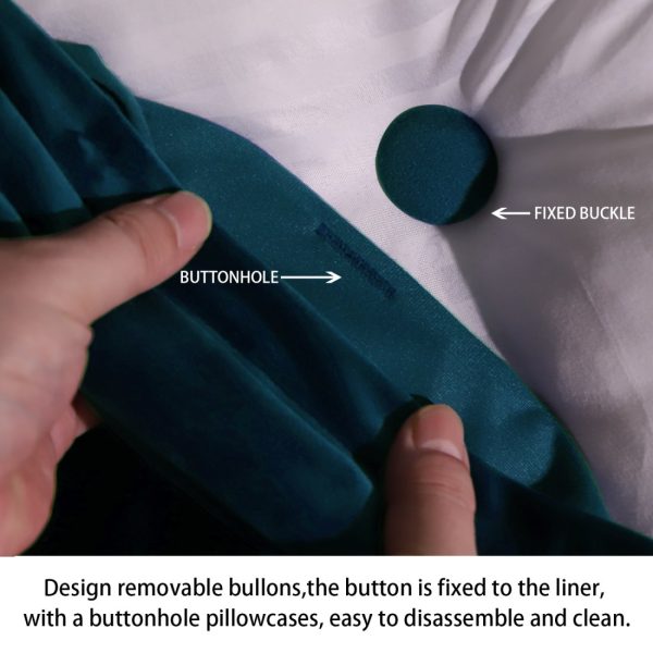 Pregnancy Body Pillow Velvet Deep Blue - Image 9