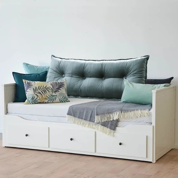 Body Pillow For Back Pain Relief Velvet Grey - Image 2