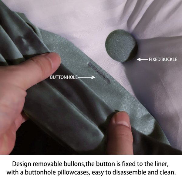 Body Pillow For Back Pain Relief Velvet Grey - Image 12