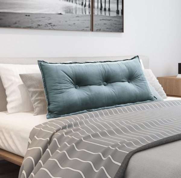 Body Pillow For Back Pain Relief Velvet Grey - Image 13