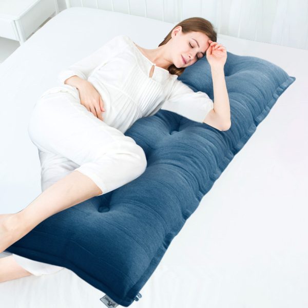 Full Body Pillow Linen Blue - Image 3