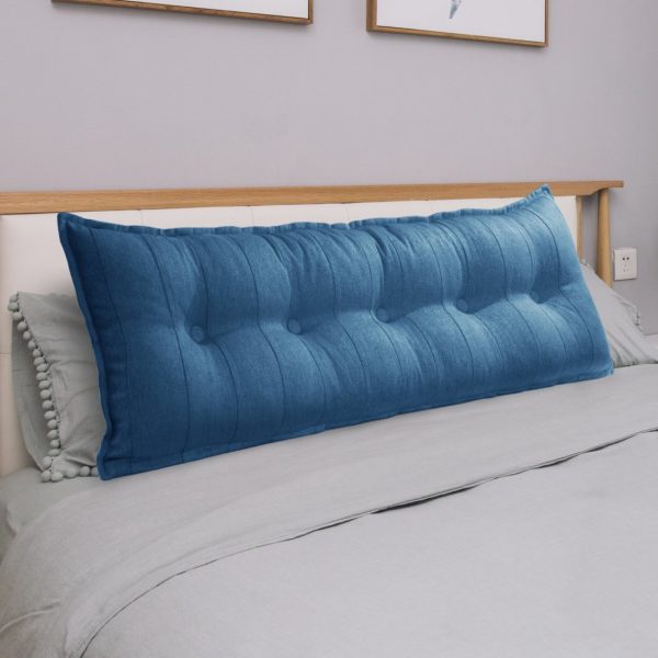 Full Body Pillow Linen Blue - Image 8
