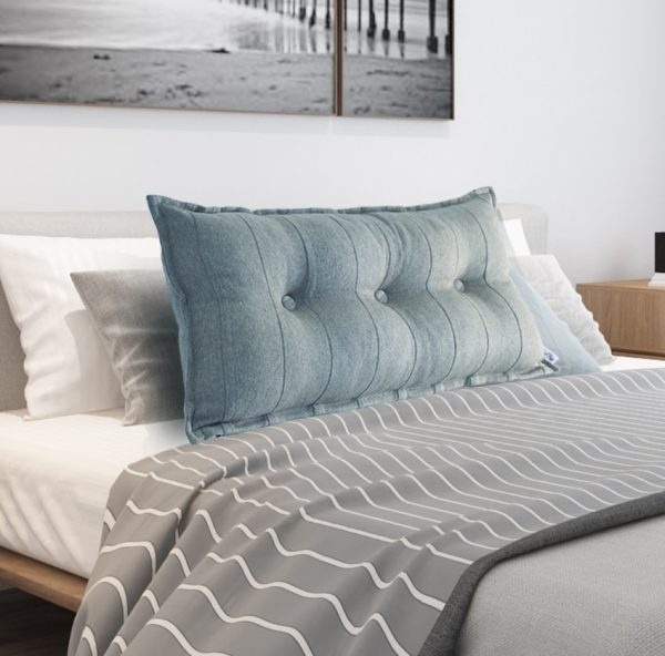 Large Body Pillow Linen Grey - Image 6