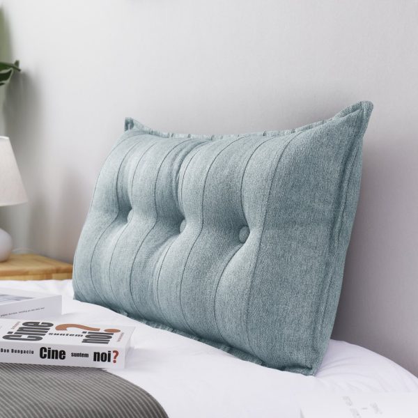 Large Body Pillow Linen Grey - Image 9