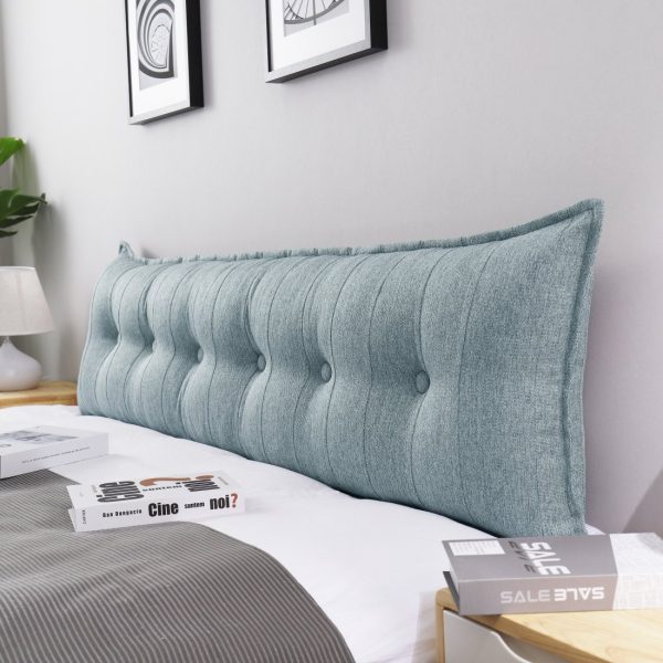 Large Body Pillow Linen Grey - Image 11