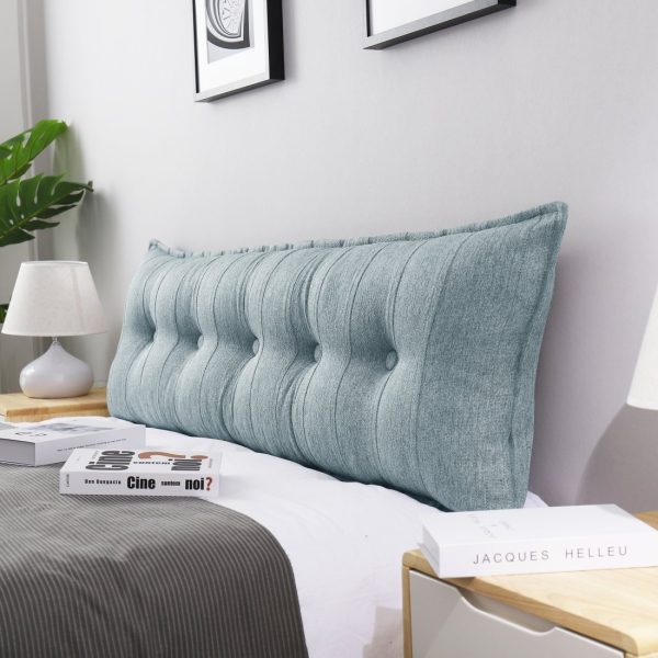 Large Body Pillow Linen Grey - Image 12