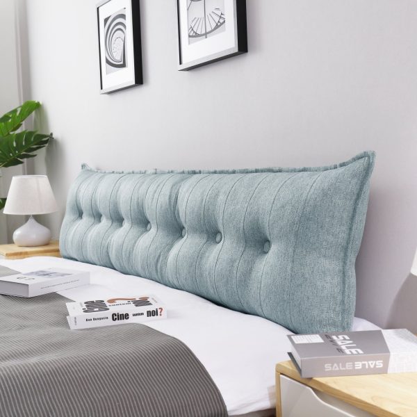 Large Body Pillow Linen Grey - Image 13