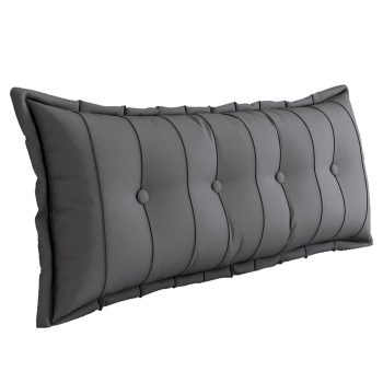 Flat Bed Bolster Body Support Pillow Gray