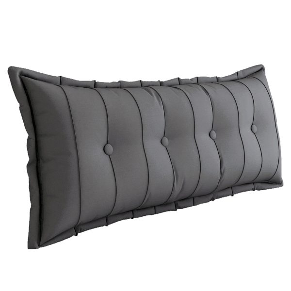 Flat Bed Bolster Body Support Pillow Gray
