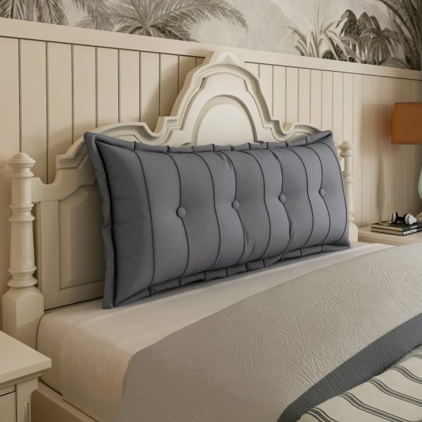 Flat Bed Bolster Body Support Pillow Gray - Image 2