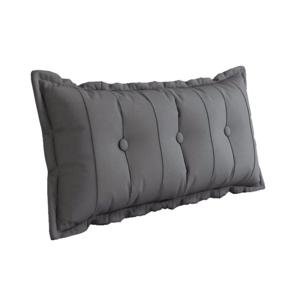 Flat Bed Bolster Body Support Pillow Gray - Image 15