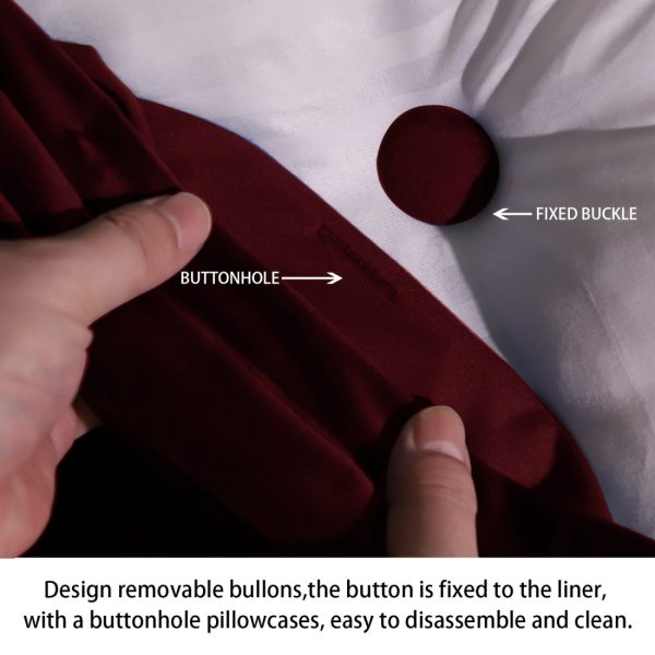 Reading Body Pillow Velvet Burgundy - Image 15