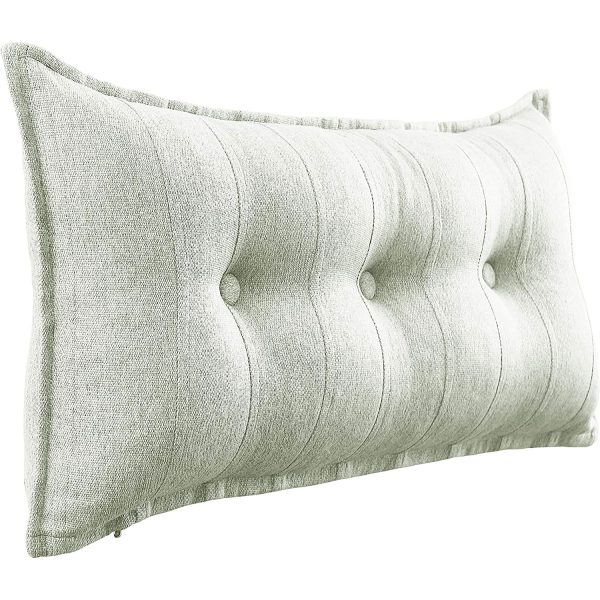 Soft Body Pillow Linen White