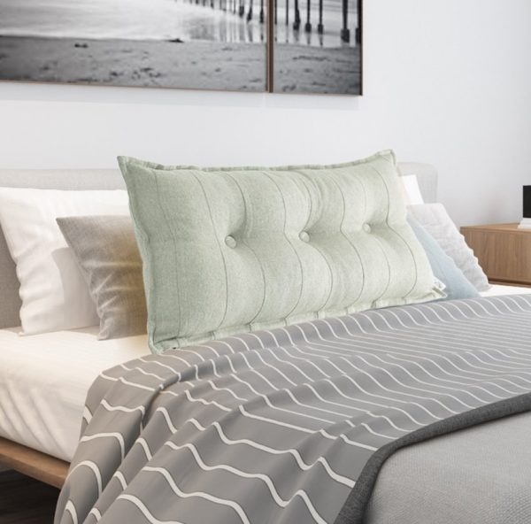 Soft Body Pillow Linen White - Image 5