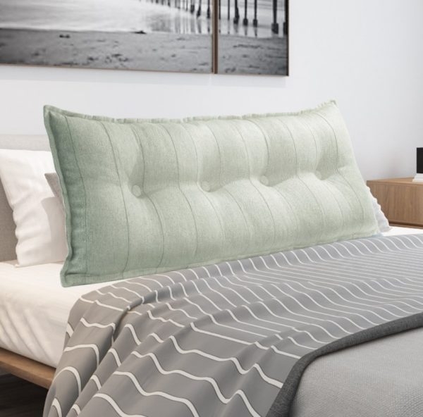 Soft Body Pillow Linen White - Image 6