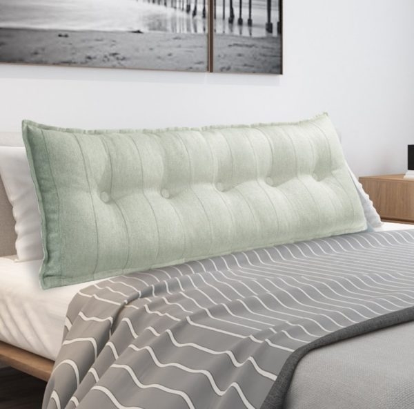 Soft Body Pillow Linen White - Image 7