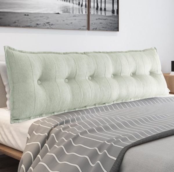 Soft Body Pillow Linen White - Image 8